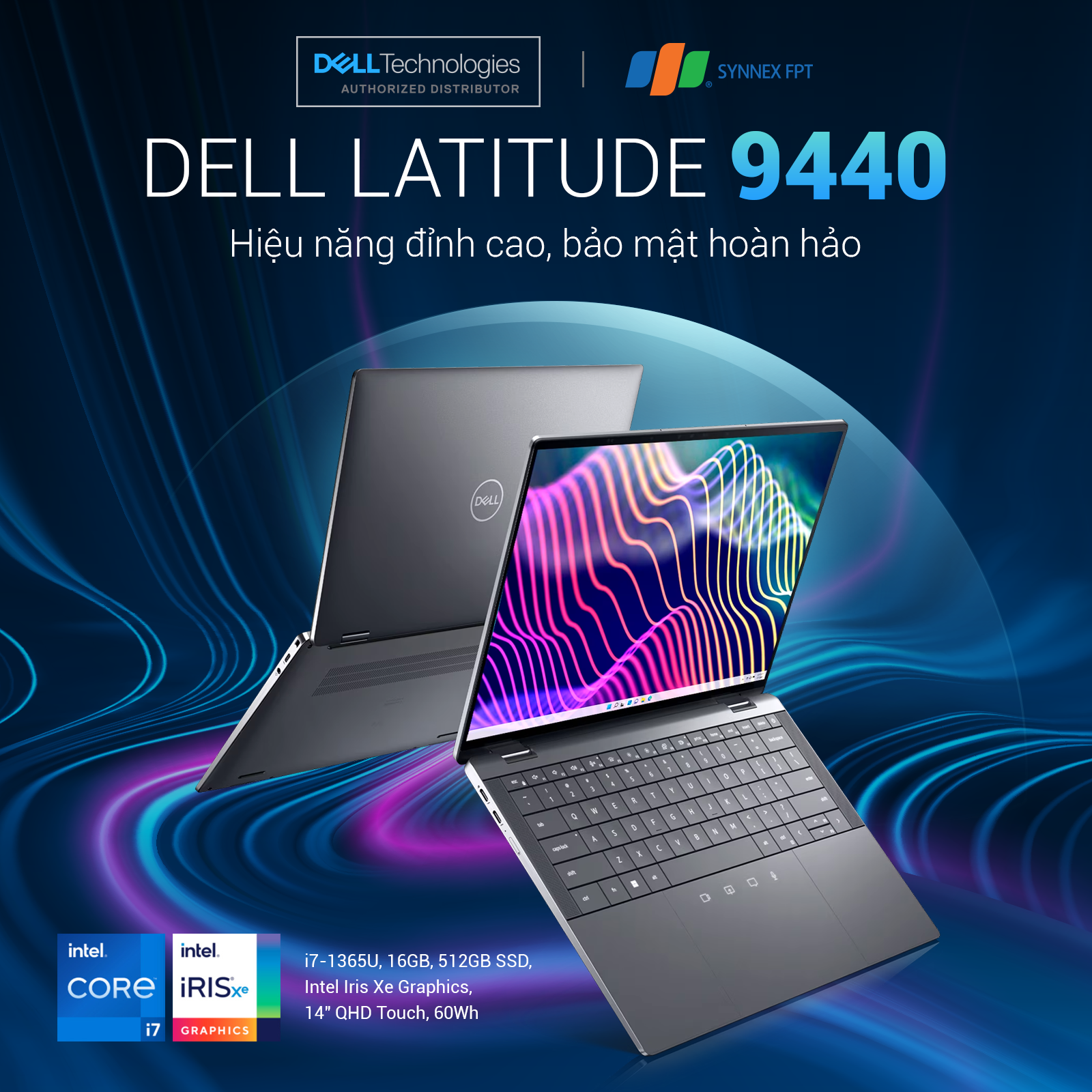 Máy tính xách tay Dell Latitude 9440 - Đẳng cấp sang trọng, không dành cho số đông. 
