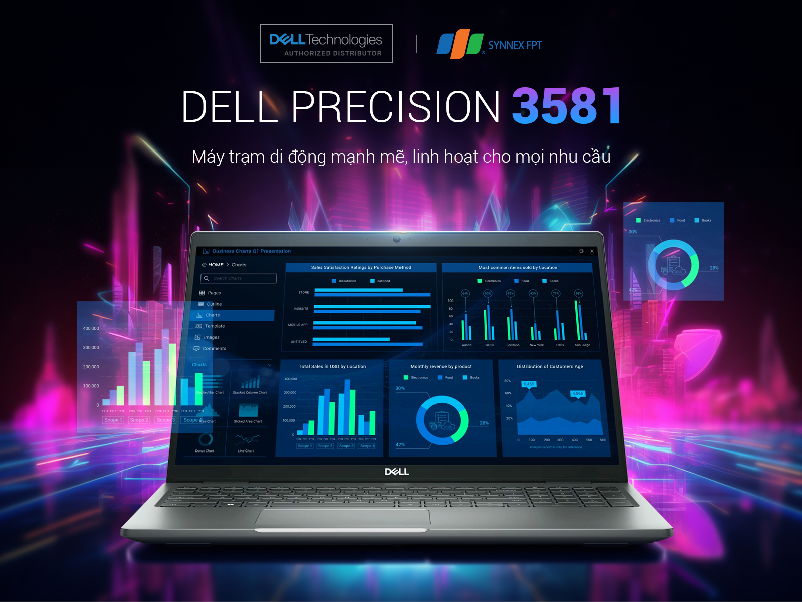 Dell Precision 3581: Máy trạm di động mạnh mẽ, linh hoạt cho mọi nhu cầu
